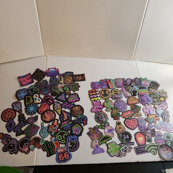 Other - Neon sign style stickers 100
